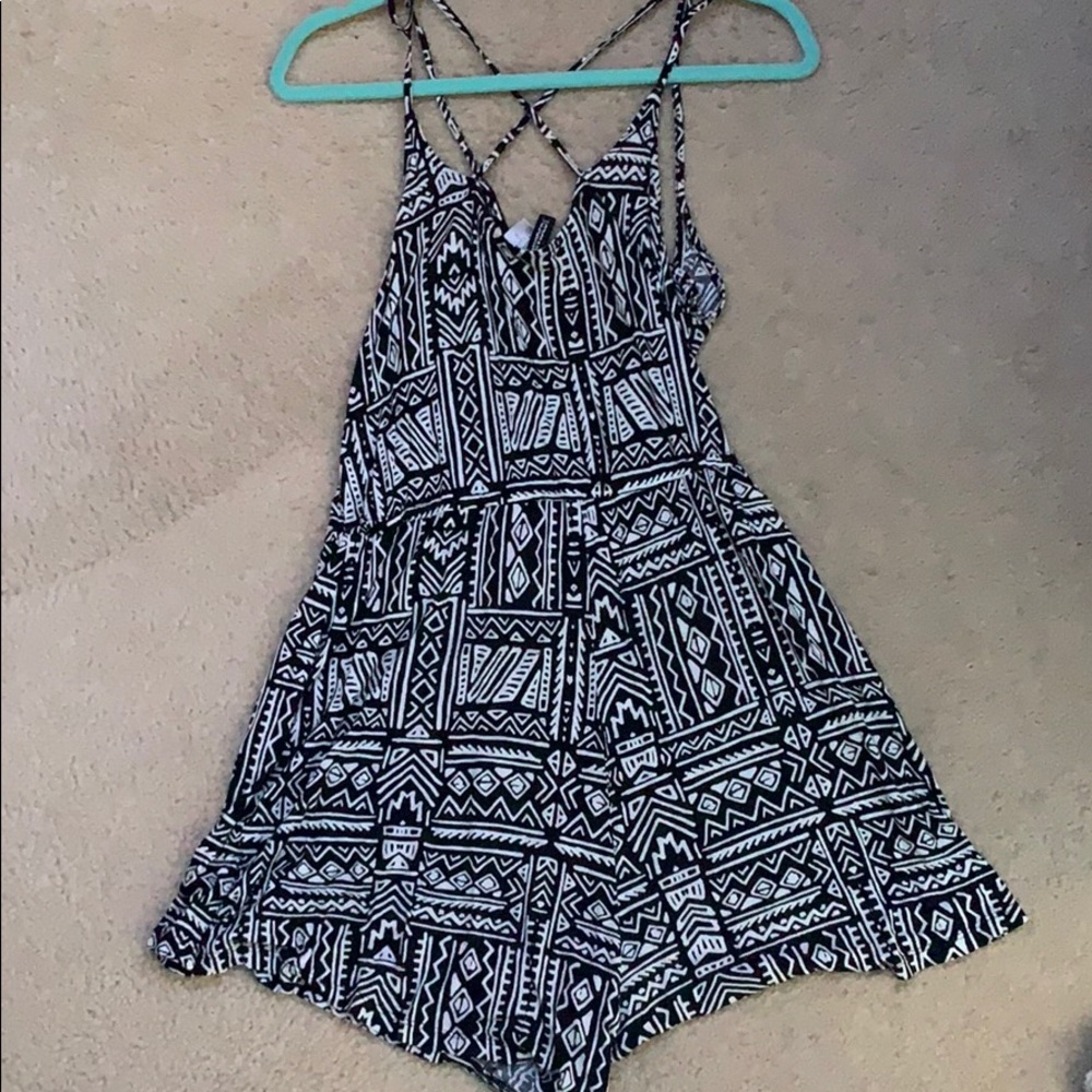 H&M Aztec print romper size M